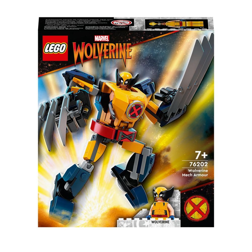 Kit de construção LEGO Super Heroes Marvel Wolverine Mech 76202