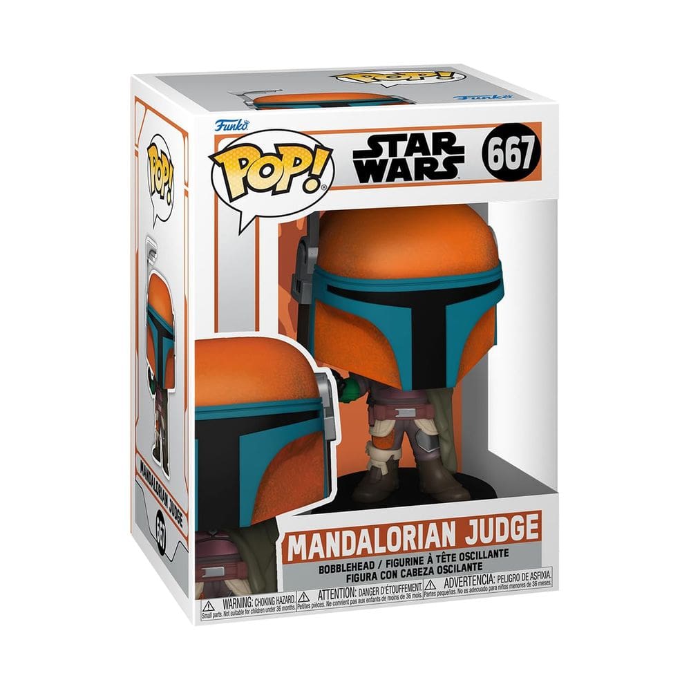 Funko Pop Star Wars A figura do juiz Mandaloriano Mandaloriano