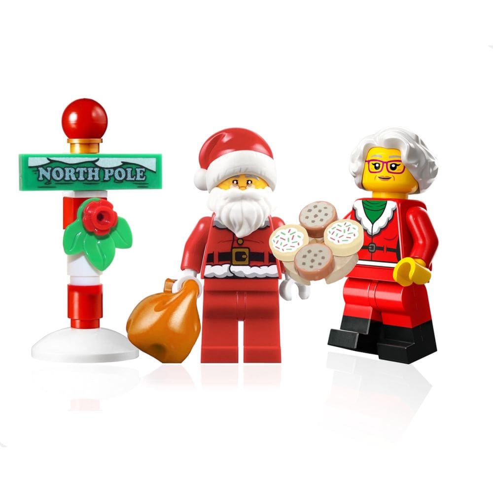 Conjunto de minifiguras LEGO Holiday Creator Santa Mrs. Claus