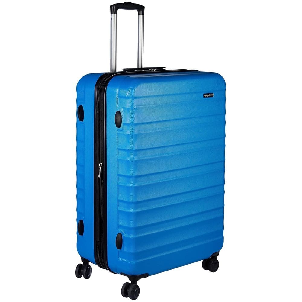Bagagem de viagem Amazon Basics expansível de 30 polegadas azul claro