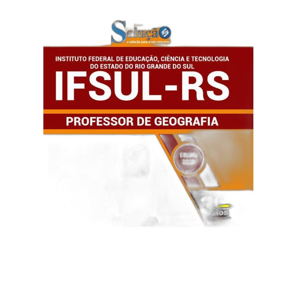 Apostila Concurso Ifsul Rs - Professor De Geografia