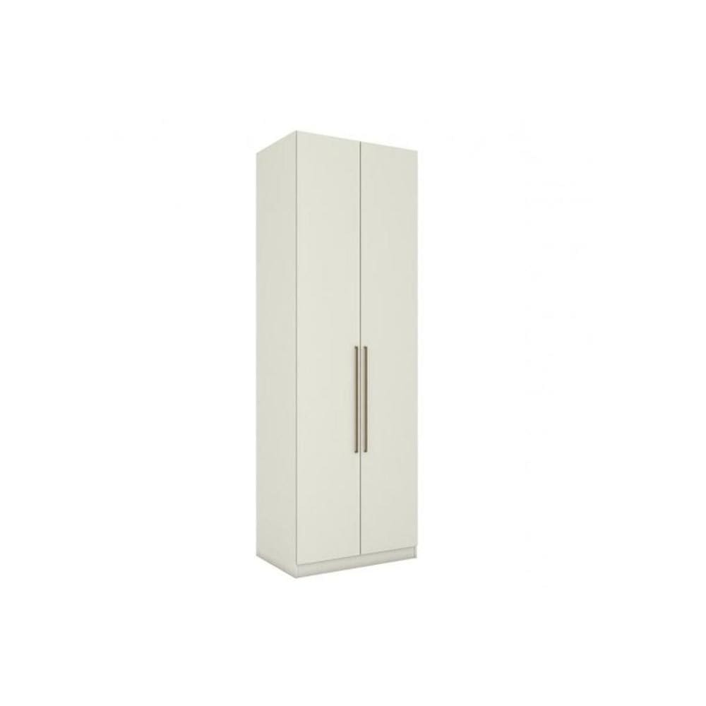 Módulo de Quarto Solteiro Guarda Roupa c/ 2 Portas MC08 Seletto Areia - Henn