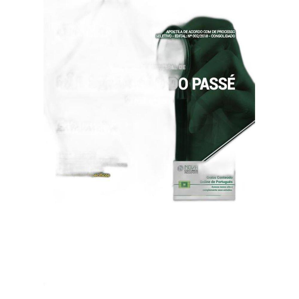Apostila São Sebastião do Passé BA 2018 - Enfermeiro