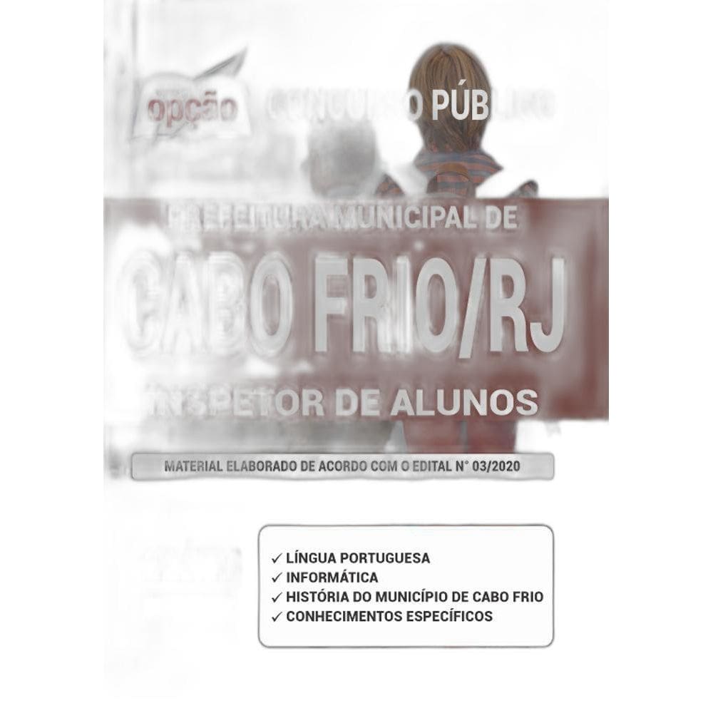Apostila Prefeitura Cabo Frio Rj - Inspetor De Alunos