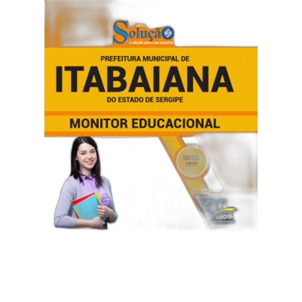 Apostila Concurso Itabaiana Se - Monitor Educacional