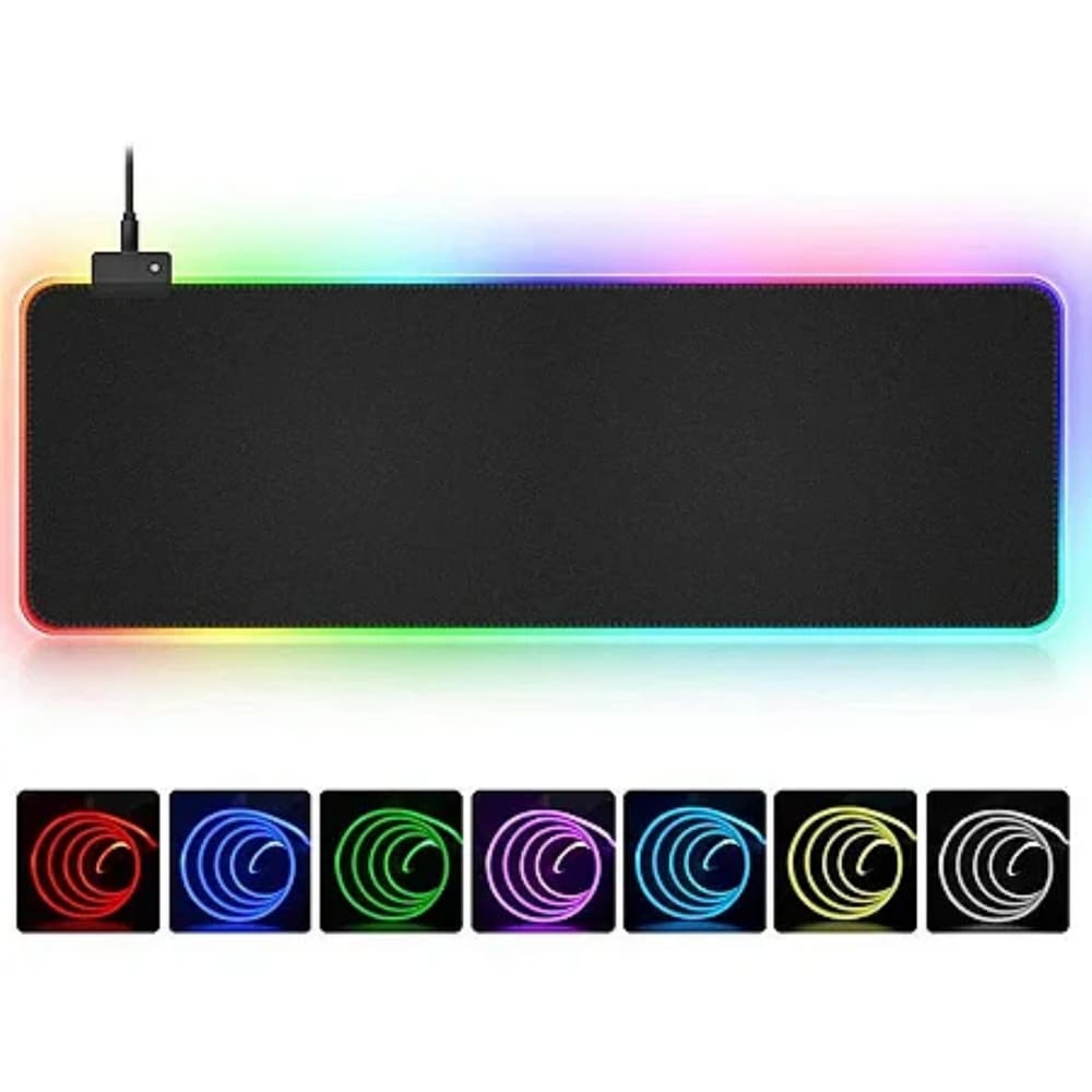 Mouse Pad Exbom Extra Grande com LED Colorido MP-LED3080