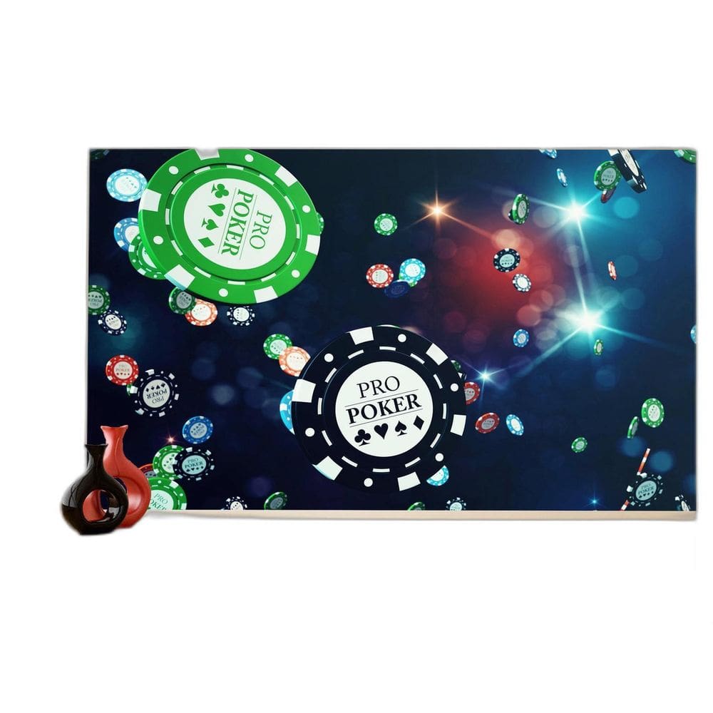 Papel De Parede Salão De Jogos Cassino Fichas 3,5M Jcs136