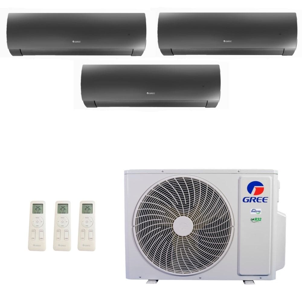 Ar-Condicionado Multi Split Inverter Gree 24.000 (3x Evap HW 9.000) Quente/Frio 220V