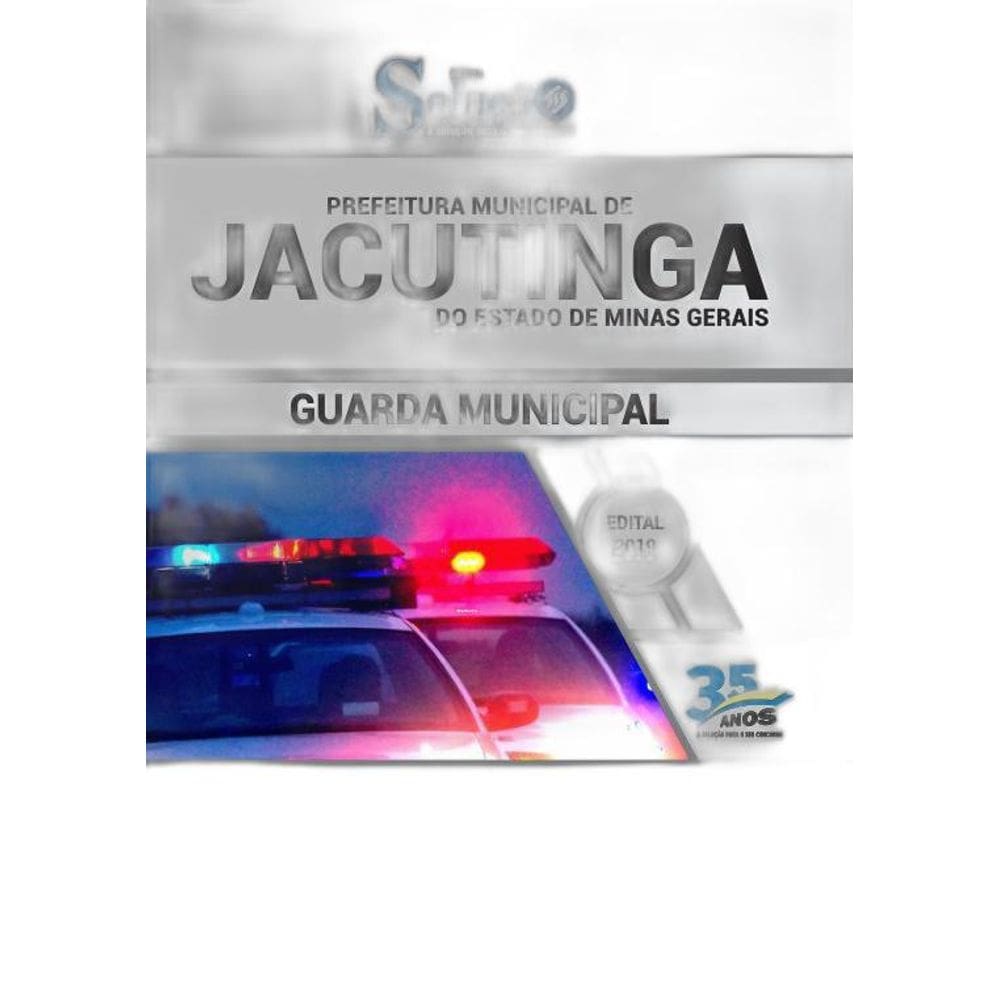 Apostila Jacutinga MG 2019 Guarda Municipal