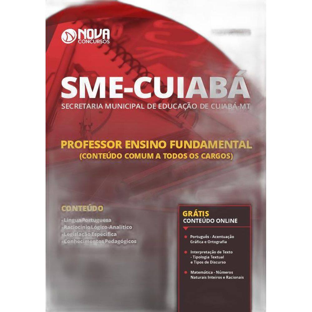 Apostila Cuiabá Mt Sme- Professor Ensino Fundamental