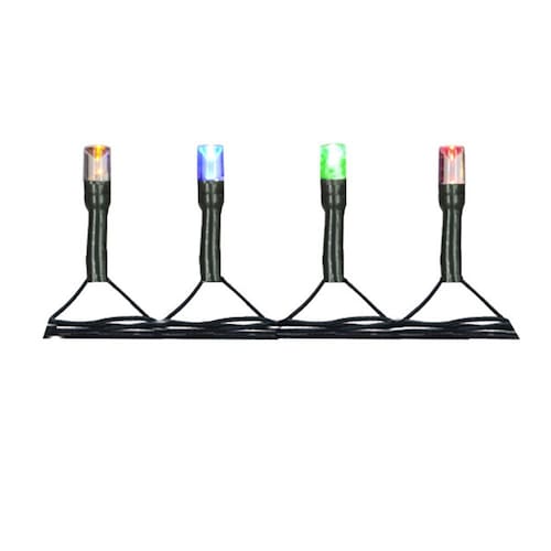 imagem-Cordão 100 LEDs Fio Verde com 8 Funções 220V Colorido 8m D&A
