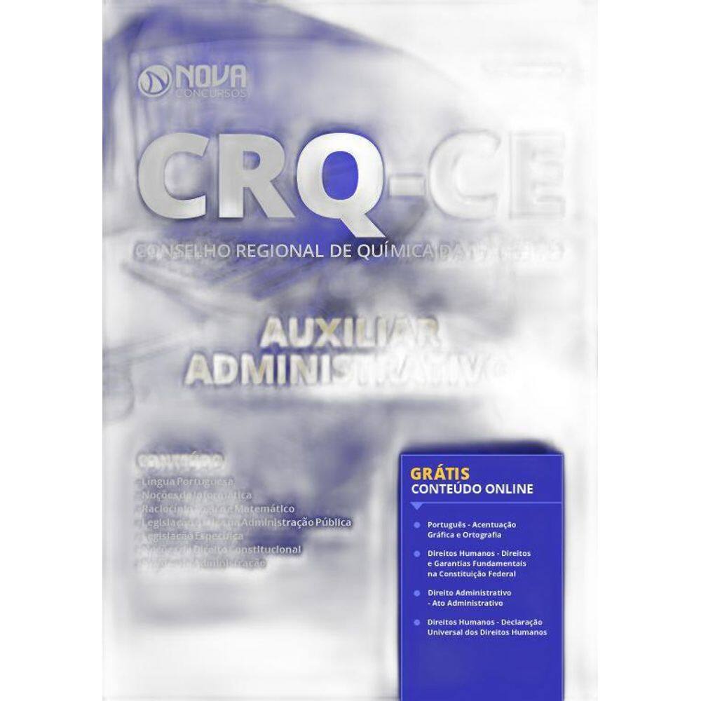 Apostila Concurso Crq Ce - Auxiliar Administrativo