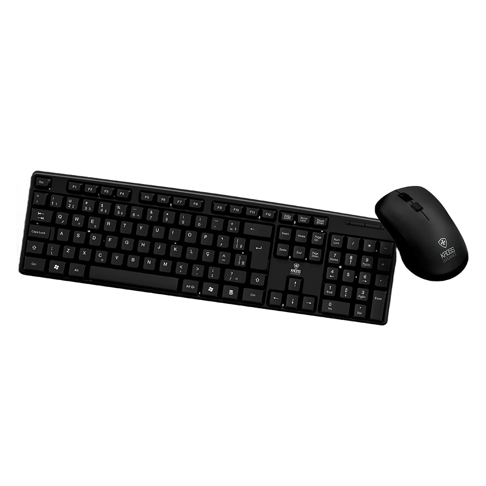 Combo Kross Teclado E Mouse Usb, Com Fio Ke-km400v1 2 Preto