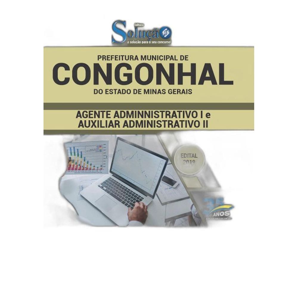 Apostila Congonhal MG 2019 Agente e Auxiliar Administrativo