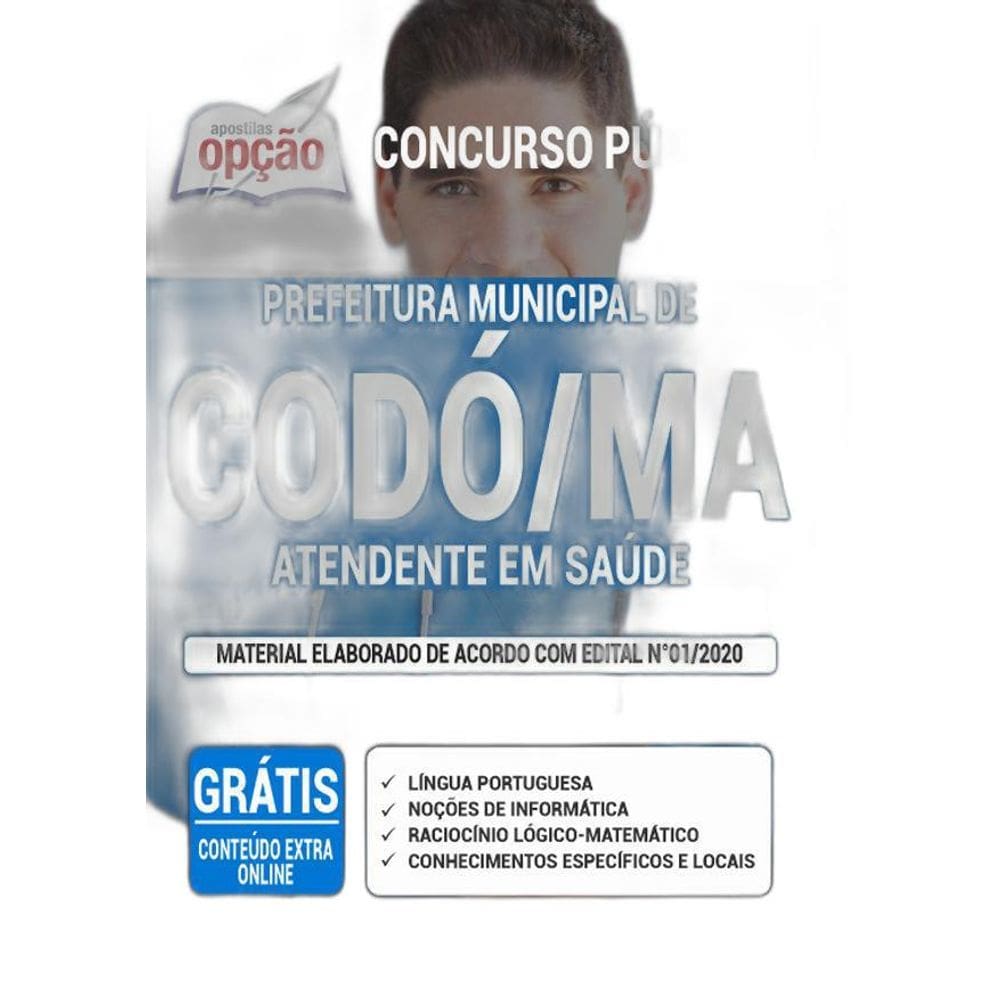 Apostila Prefeitura Codó Ma - Atendente Em Saúde