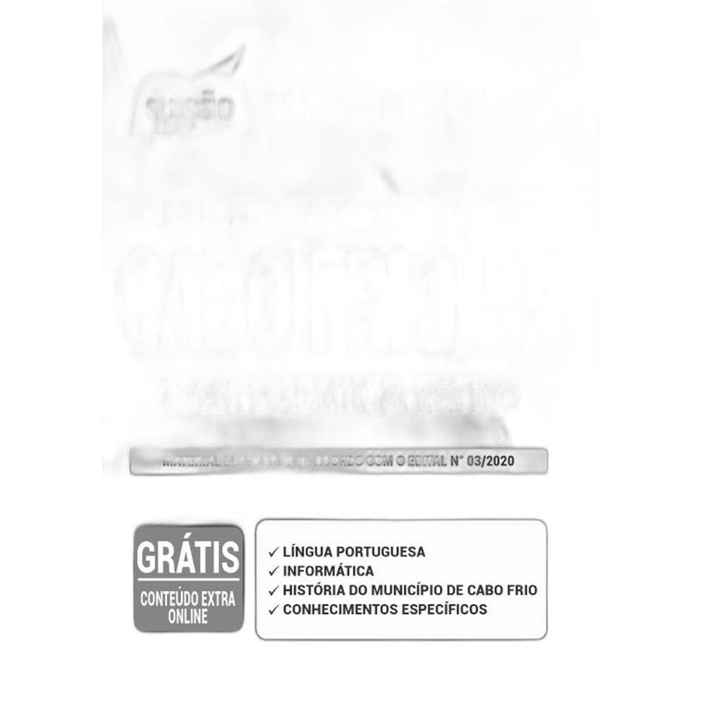 Apostila Prefeitura Cabo Frio Rj - Agente Administrativo