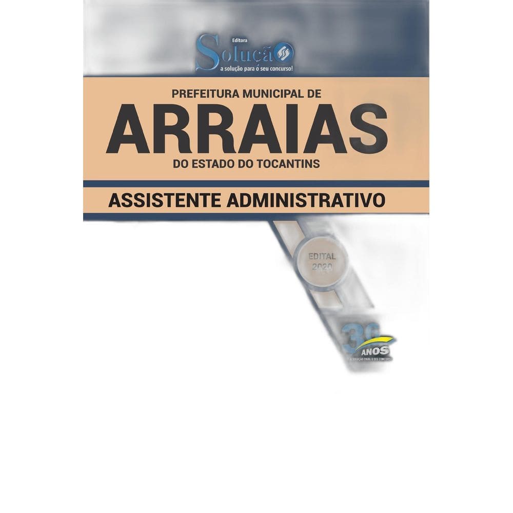 Apostila Prefeitura Arraias To - Assistente Administrativo