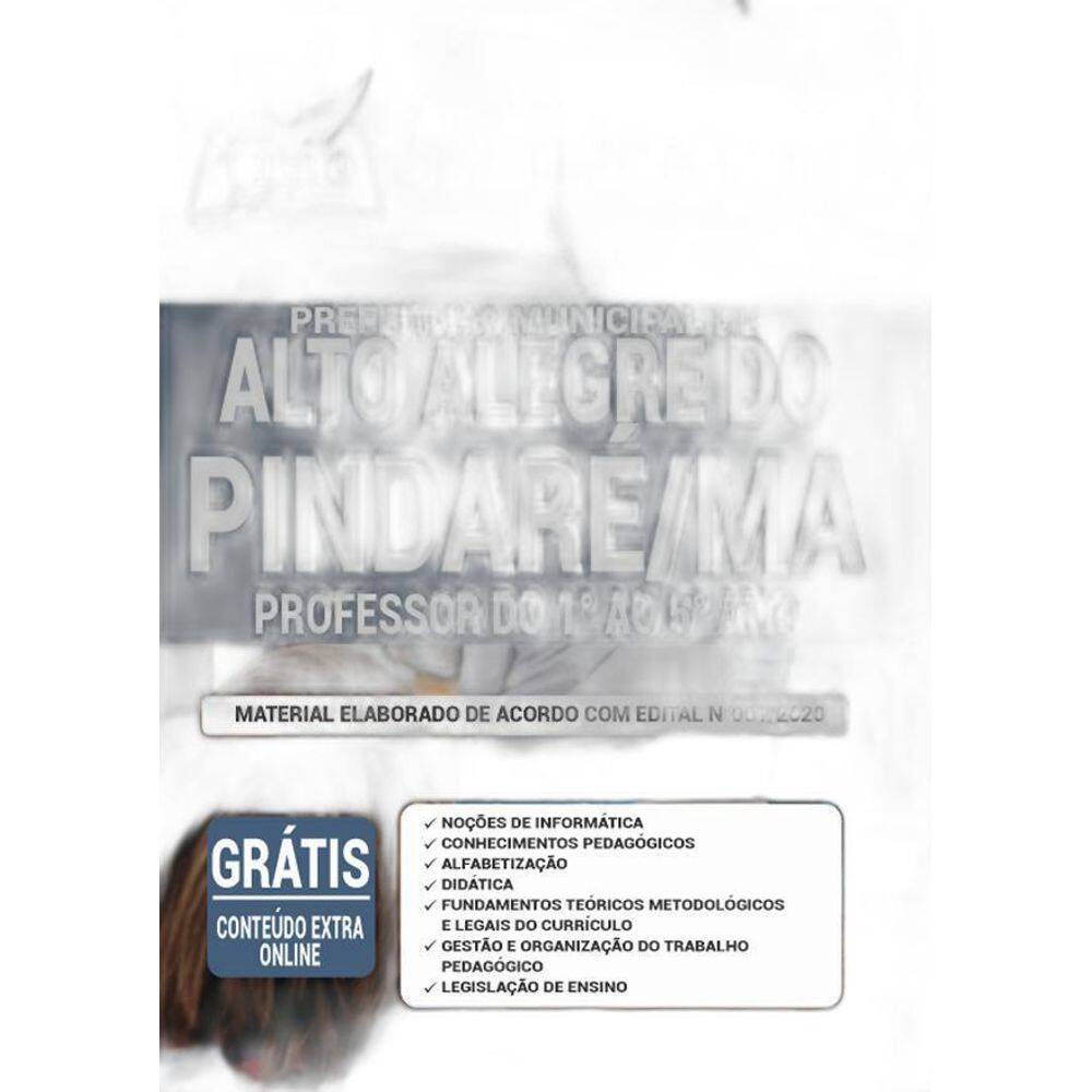 Apostila Alto Alegre Do Pindaré Ma - Professor 1º Ao 5º Ano
