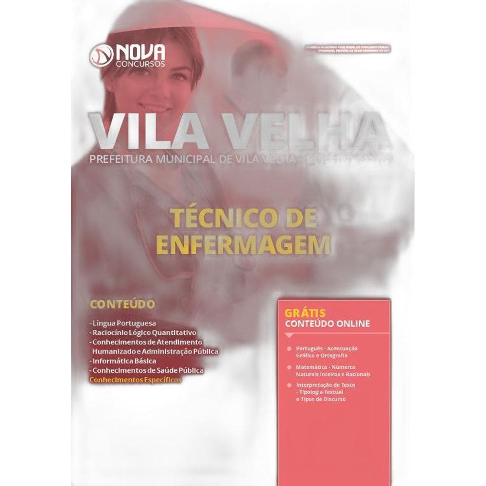Apostila Vila Velha Es - Técnico De Enfermagem