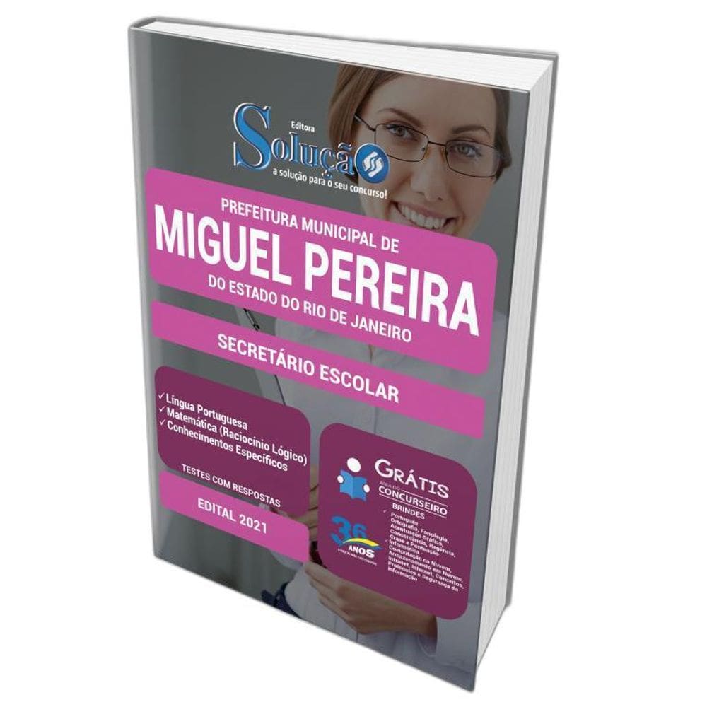 Apostila Prefeitura Miguel Pereira Rj - Secretário Escolar