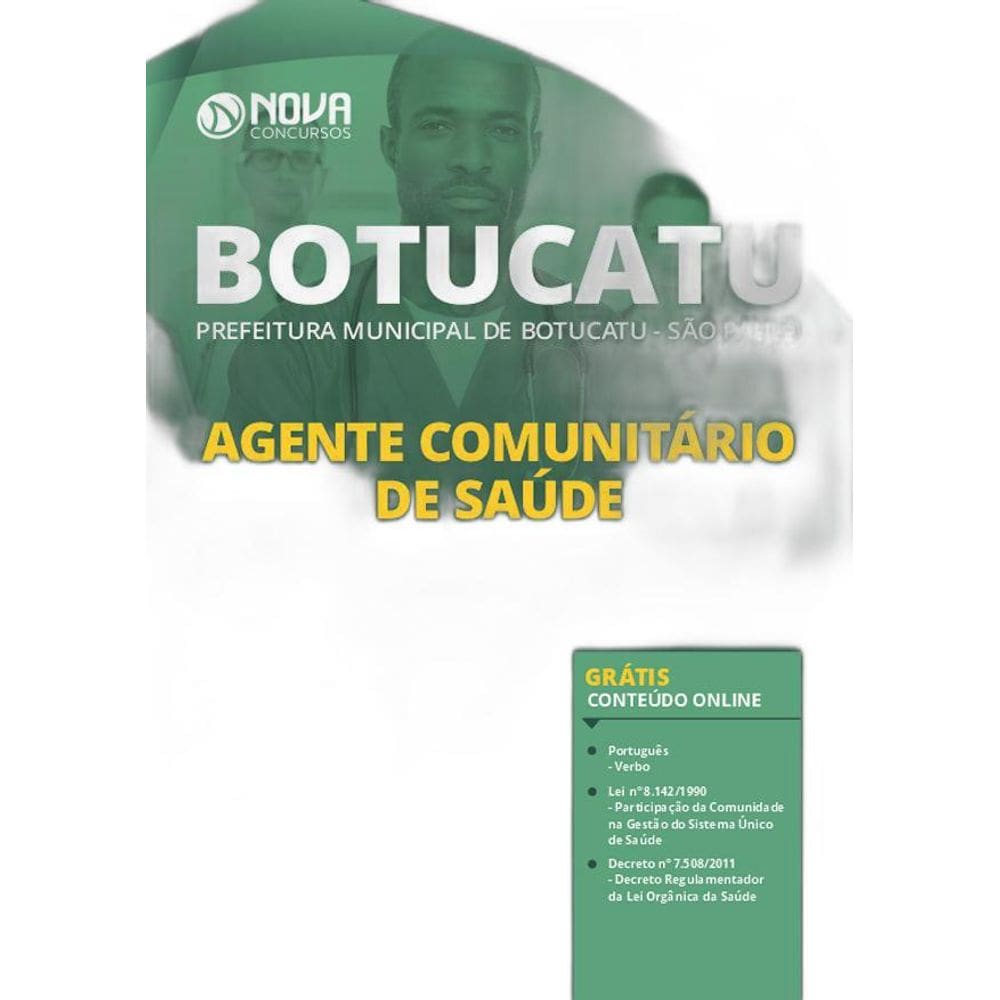 Apostila Botucatu Sp - Agente Comunitário De Saúde