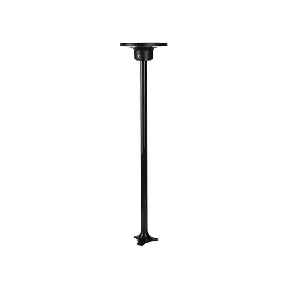 Poste Balizador Eclipse 12W 3000K Preto 2 Modos Fixação Gaya