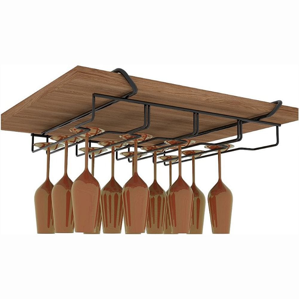 Suporte Movel Para Taças Preto Elegance