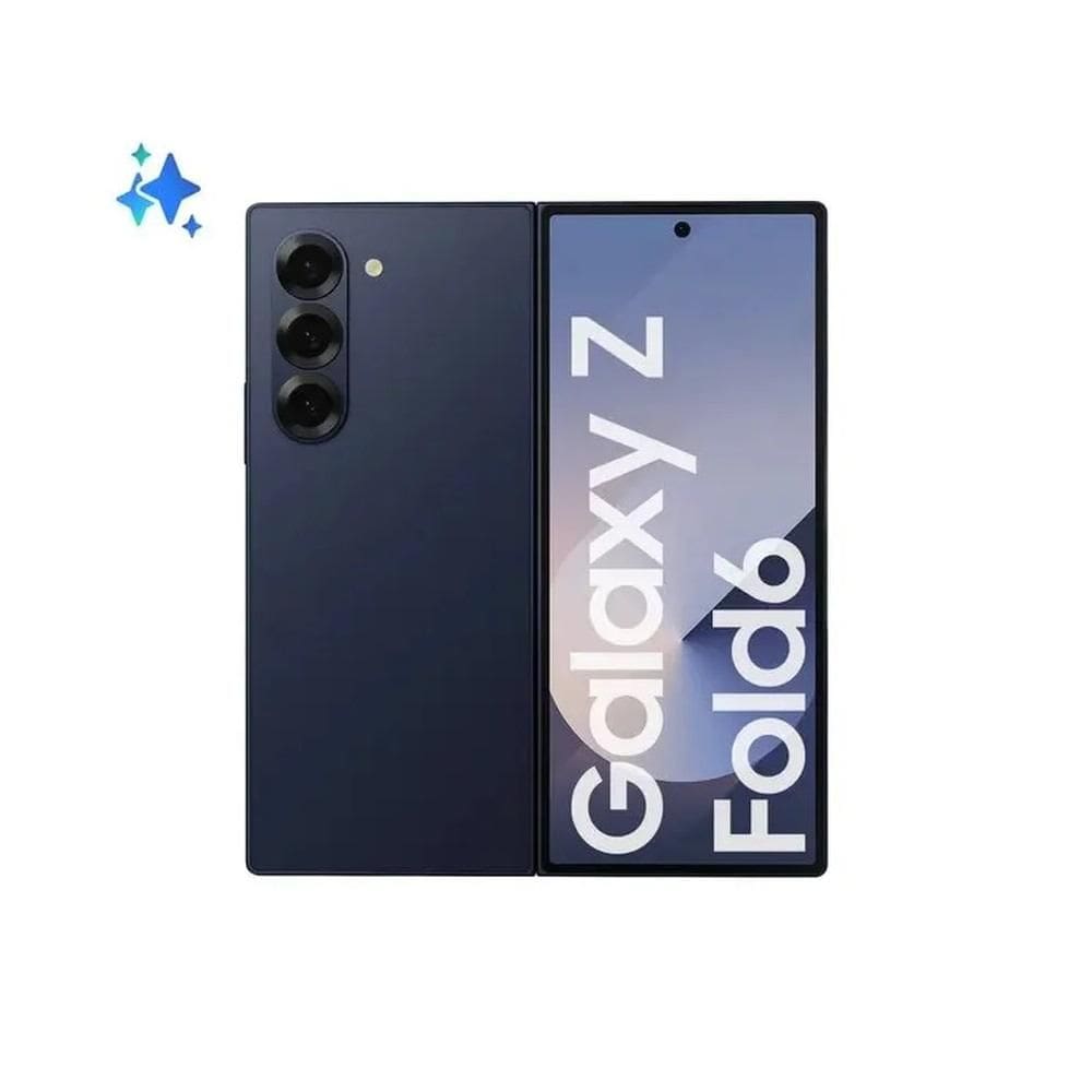 Smartphone Samsung Galaxy Z Fold6 512GB 5G 12GB RAM Câmera Tripla Traseira 50+12+10MP Selfie 10+4MP Tela 7.6" Azul