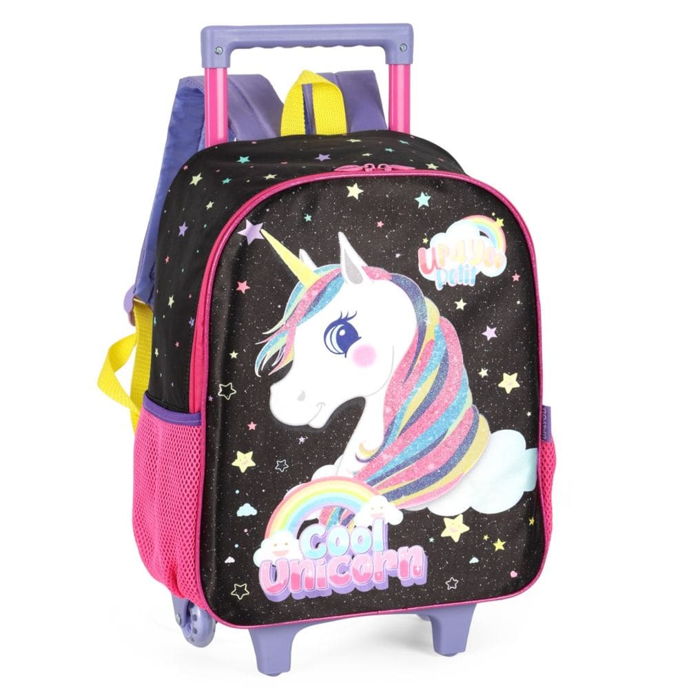 Mochila Infantil Unicórnio Reforçada Menina Luxcel Violeta