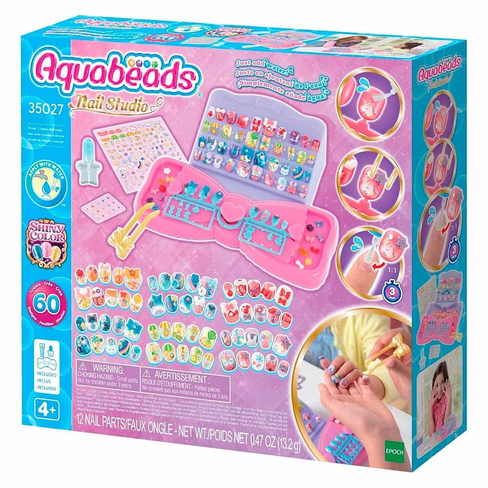 Kit Manicure Infantil - Aquabeads - Estúdio de Unhas Display - Epoch Magia