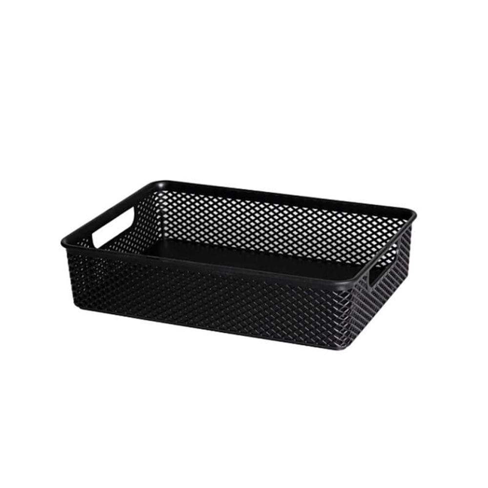 Cesto Organizador Preto 39x27x7,5 Cm Linea