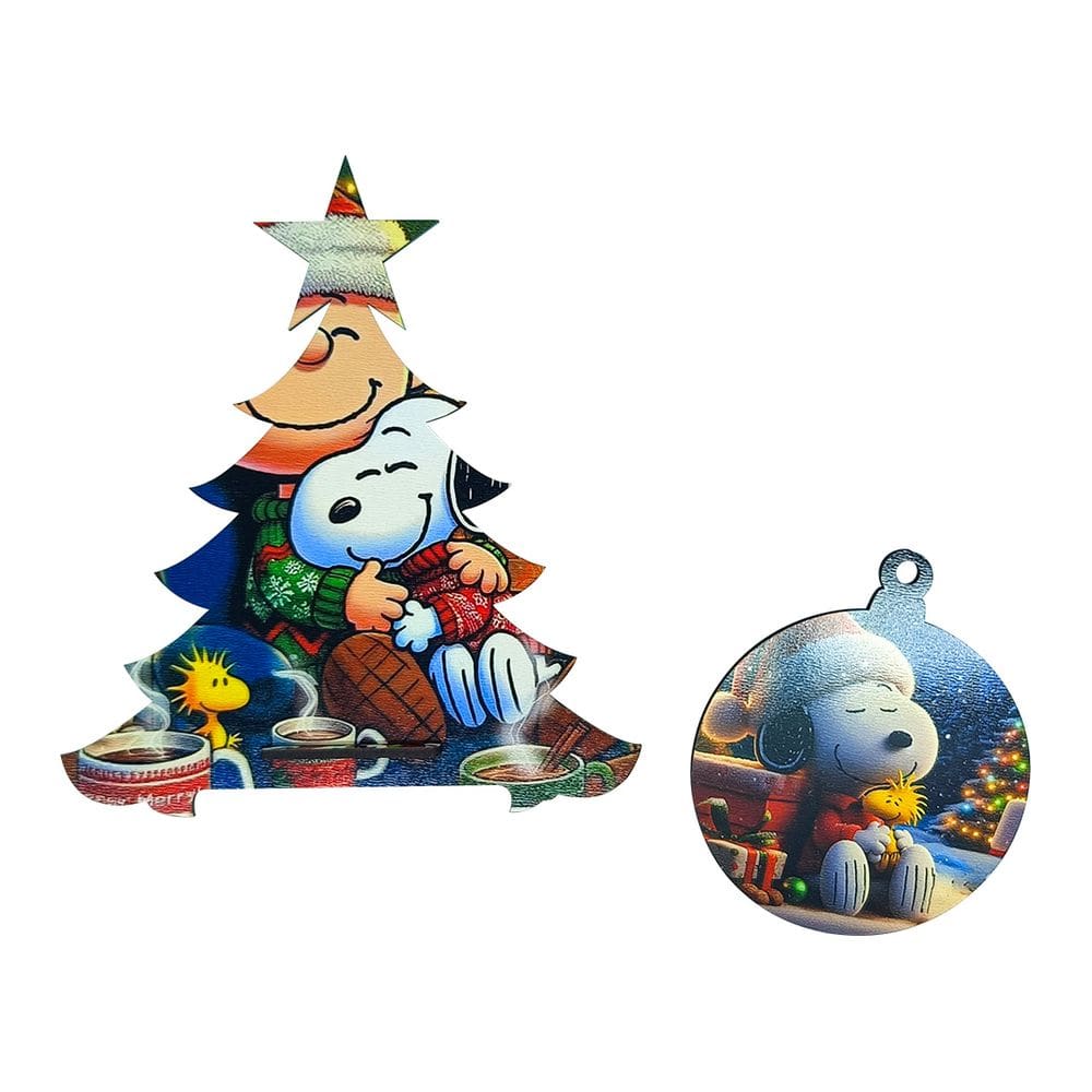 Porta Celular De Mesa Arvore Natal Snoopy