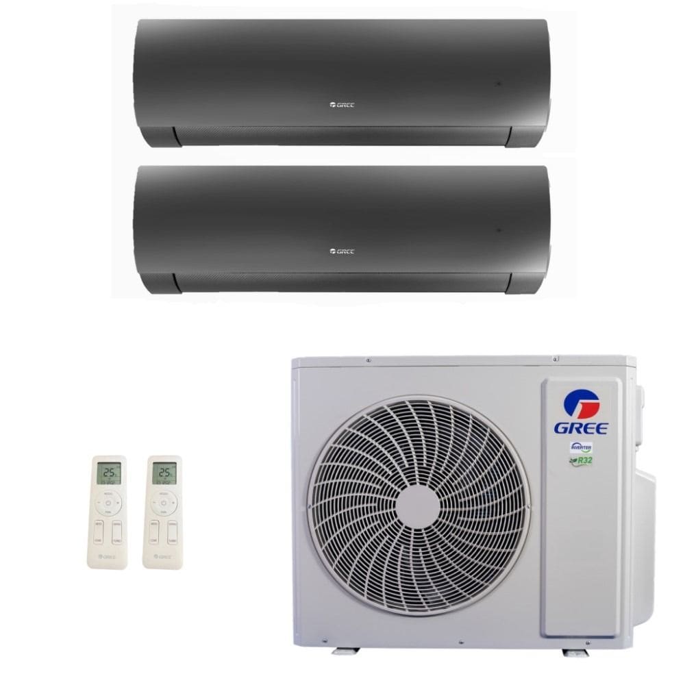 Ar-Condicionado Multi Split Inverter Gree 36.000 (2x Evap HW 24.000) Quente/Frio 220V