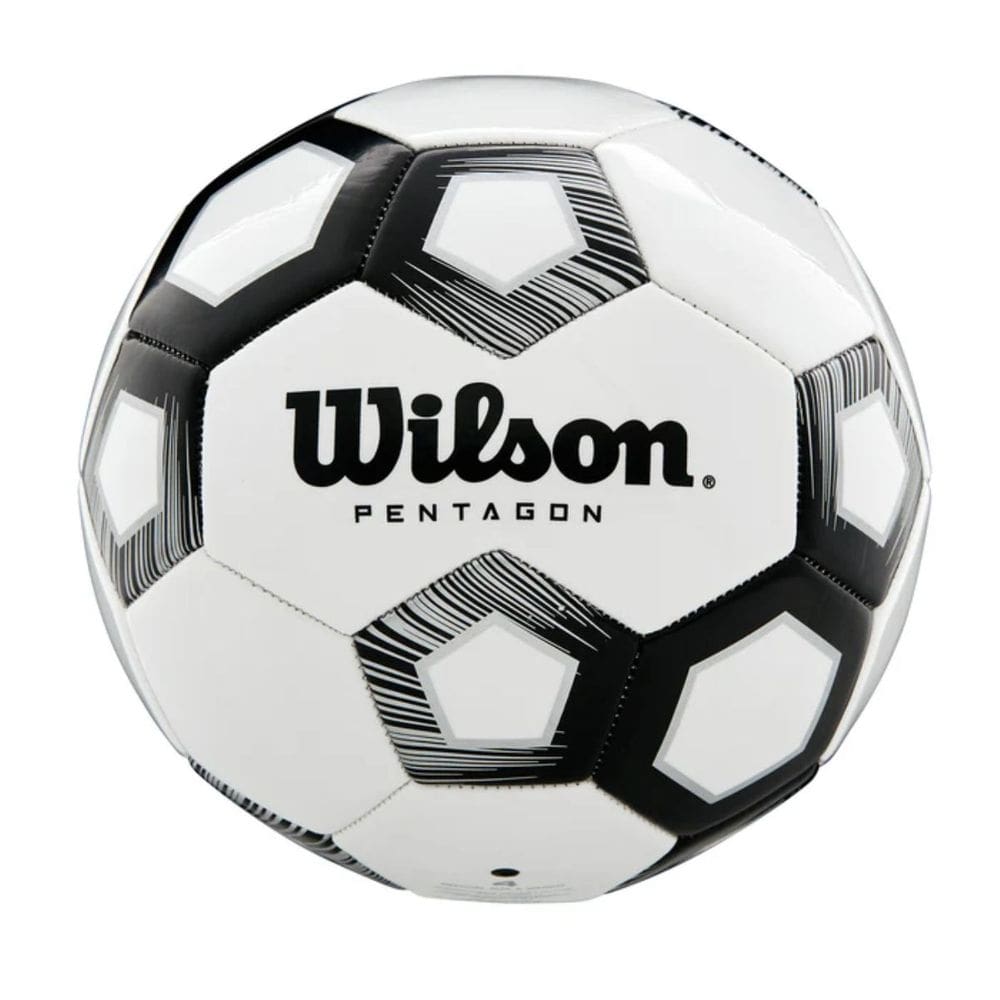 Bola Clássica de Futebol Pentagon Nº5 Profissional Amador PVC PU +13 Anos Unissex Wilson