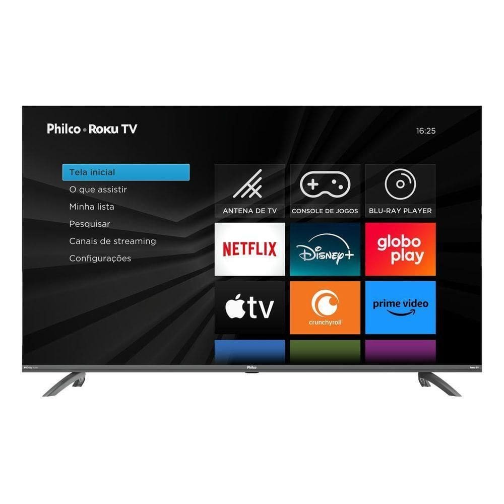 Smart TV 50” Philco PTV50G3ERSGB Led Roku Tv Dolby Audio Bivolt