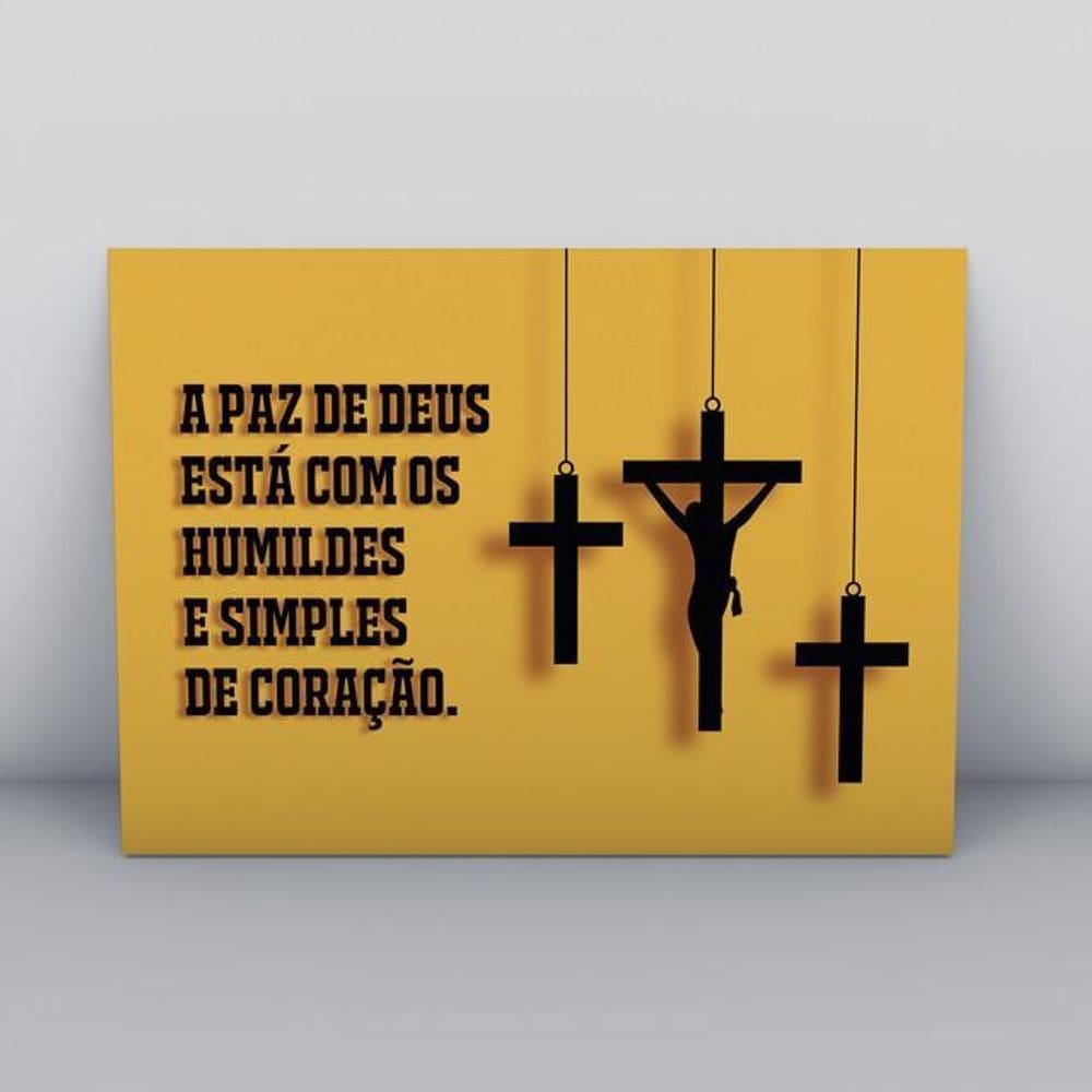 Quadro Placa Decorativa Religião Cristã 068 Religiao-068-M2