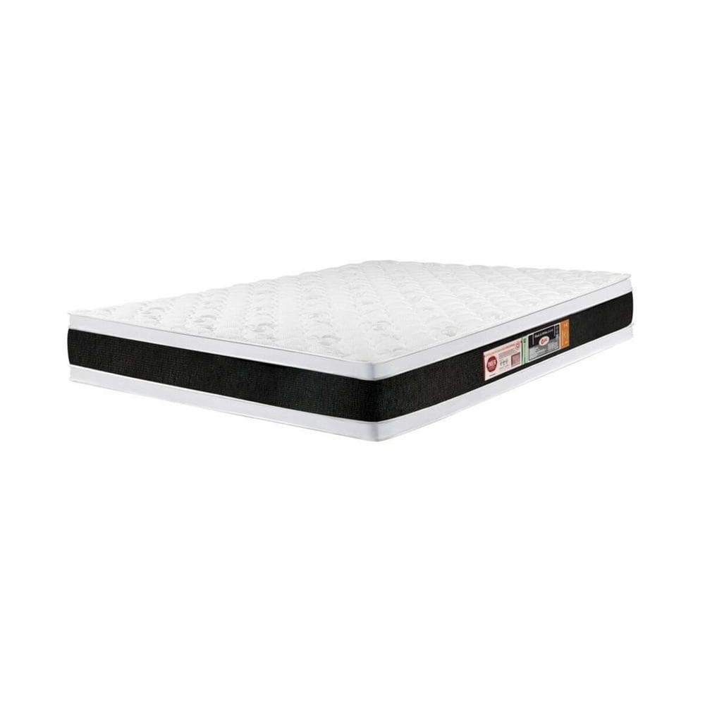 Colchão Casal Castor Black e White Air Double Face D45 138x188x27