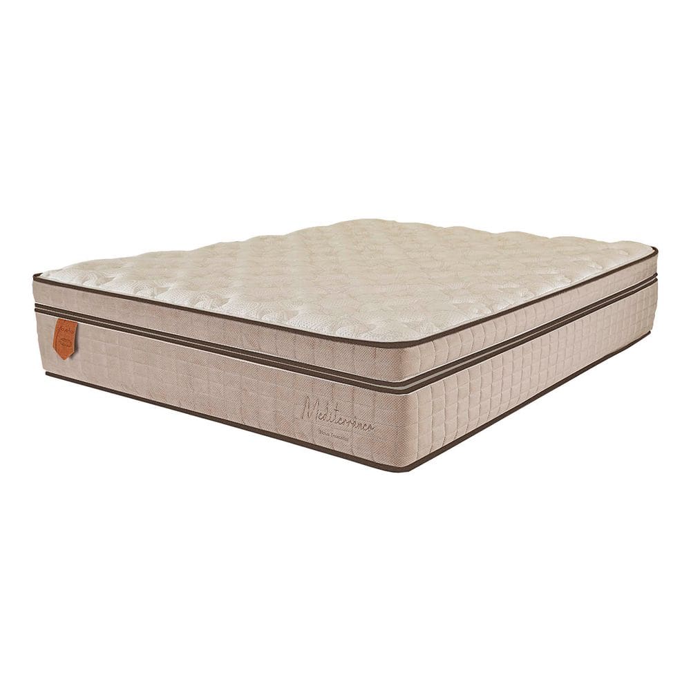 Colchão Queen Size 158X198X32 Mediterrâneo Prorelax Molas Ensacadas Euro Pillow One Face - Bege