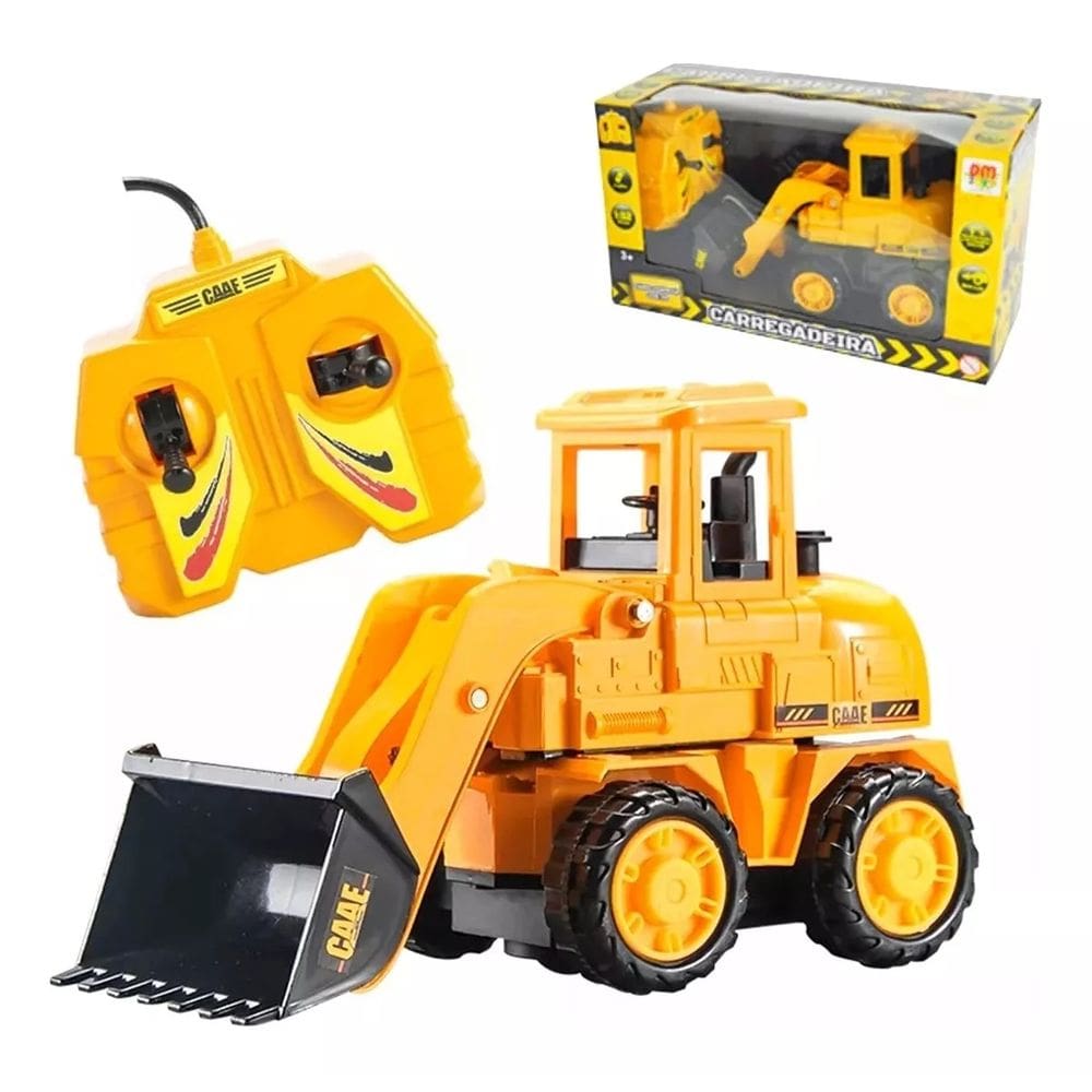 Carro Controle Com Fio Carregadeira - DmToys