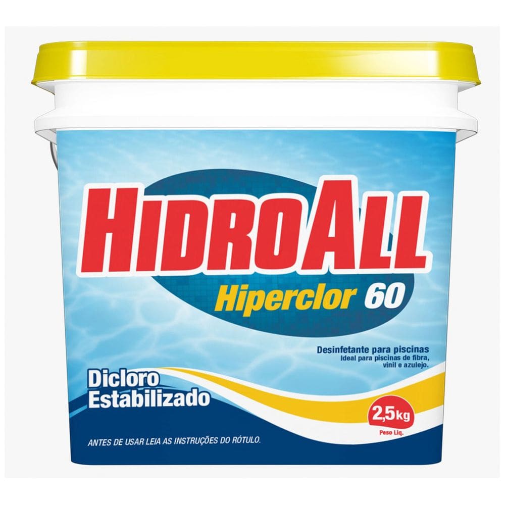 Cloro Hidroall Hiperclor 60 2,5kg