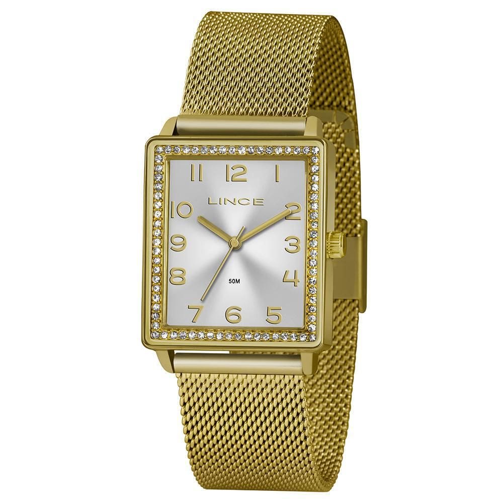 Relógio Feminino Analógico Lince Lqg4665L C2Kx Dourado