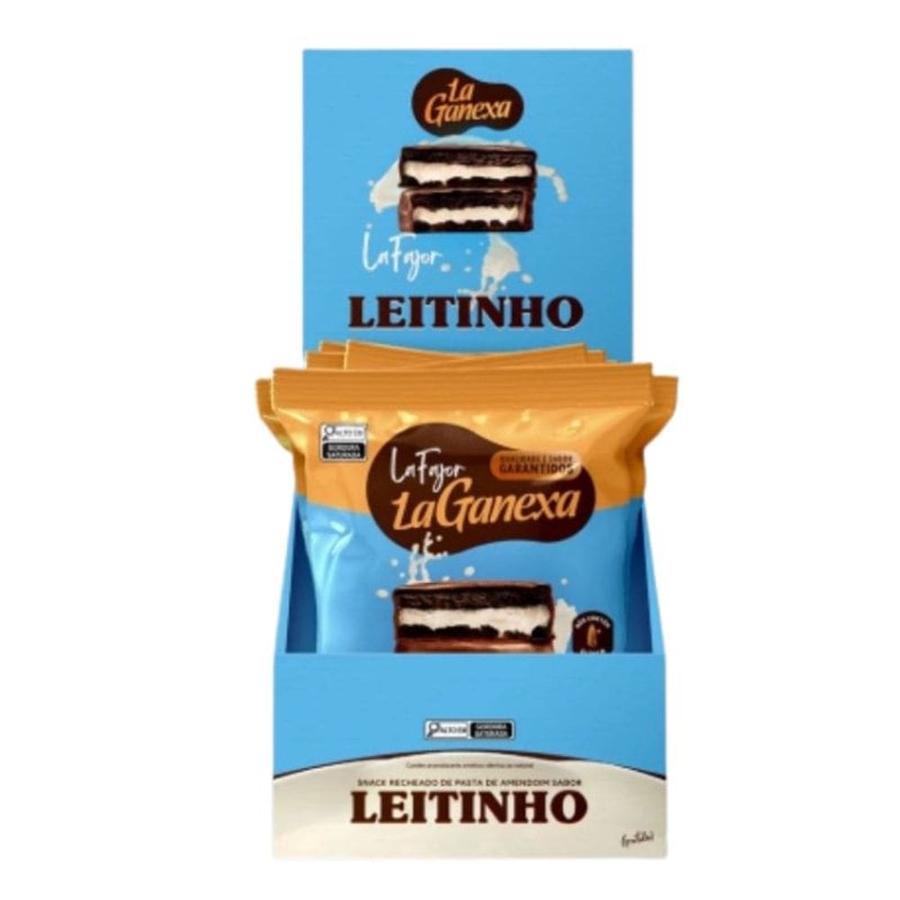 Alfajor La Fajor Proteico (Caixa c/ 12un de 50g) La Ganexa