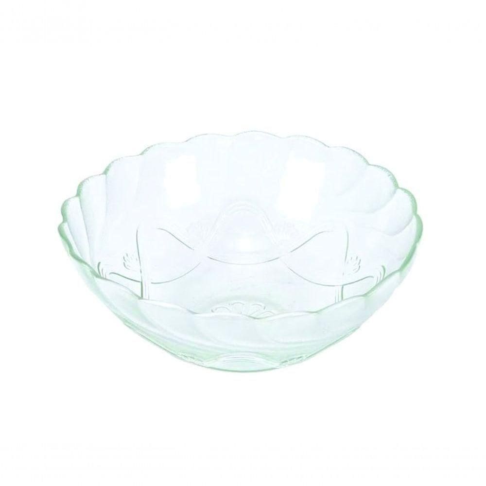 Tigela Bowl Em Vidro Transparente 1 Peça 250ml