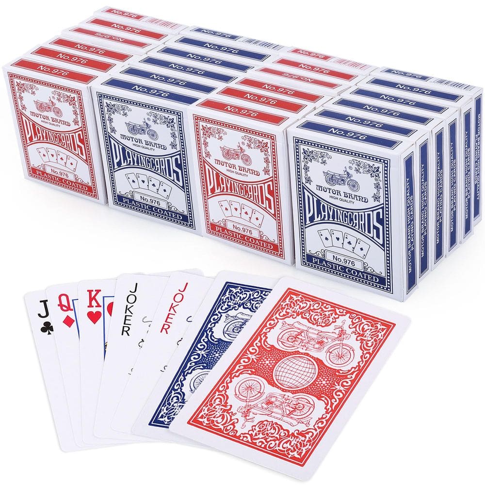 Cartas de baralho LotFancy 24 Decks Poker Size Standard Index