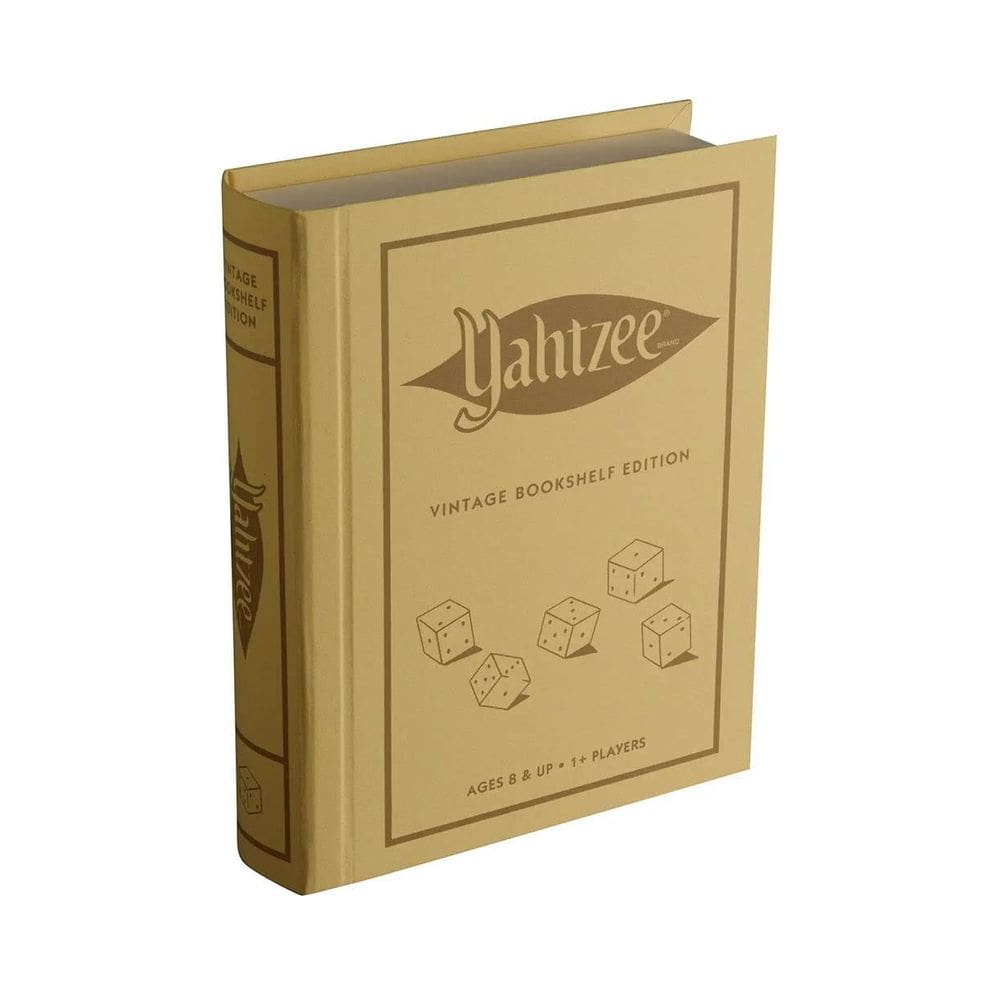 Jogo de tabuleiro WS Game Company Yahtzee Vintage Bookshelf Edition