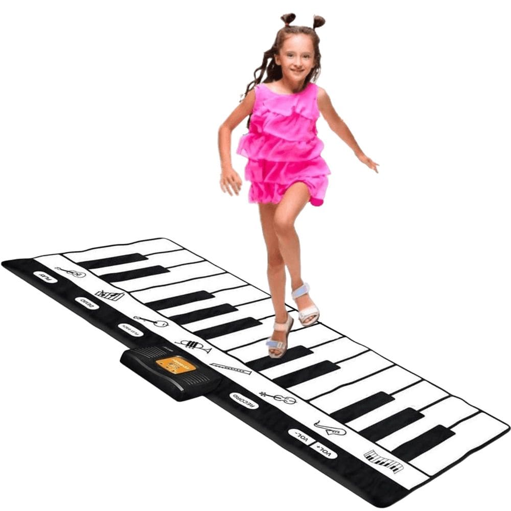 Tapete de piano Play22 Floor para crianças de 71 a 24 teclas com disco
