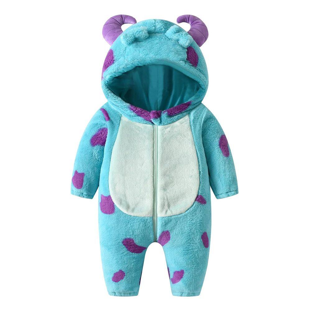 Fantasia de Halloween para bebês FEIBEL Funny Monster Blue de 12 a 18 meses
