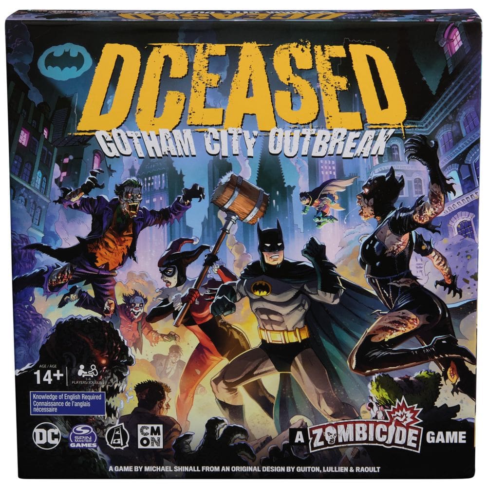 O jogo de tabuleiro Spin Master Games cessou o surto de Gotham City