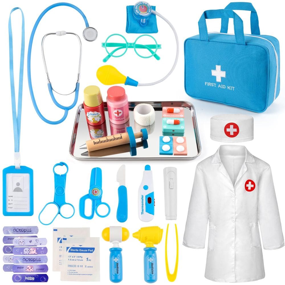 Kit médico XZZO Kit médico para crianças com bolsa de armazenamento médico
