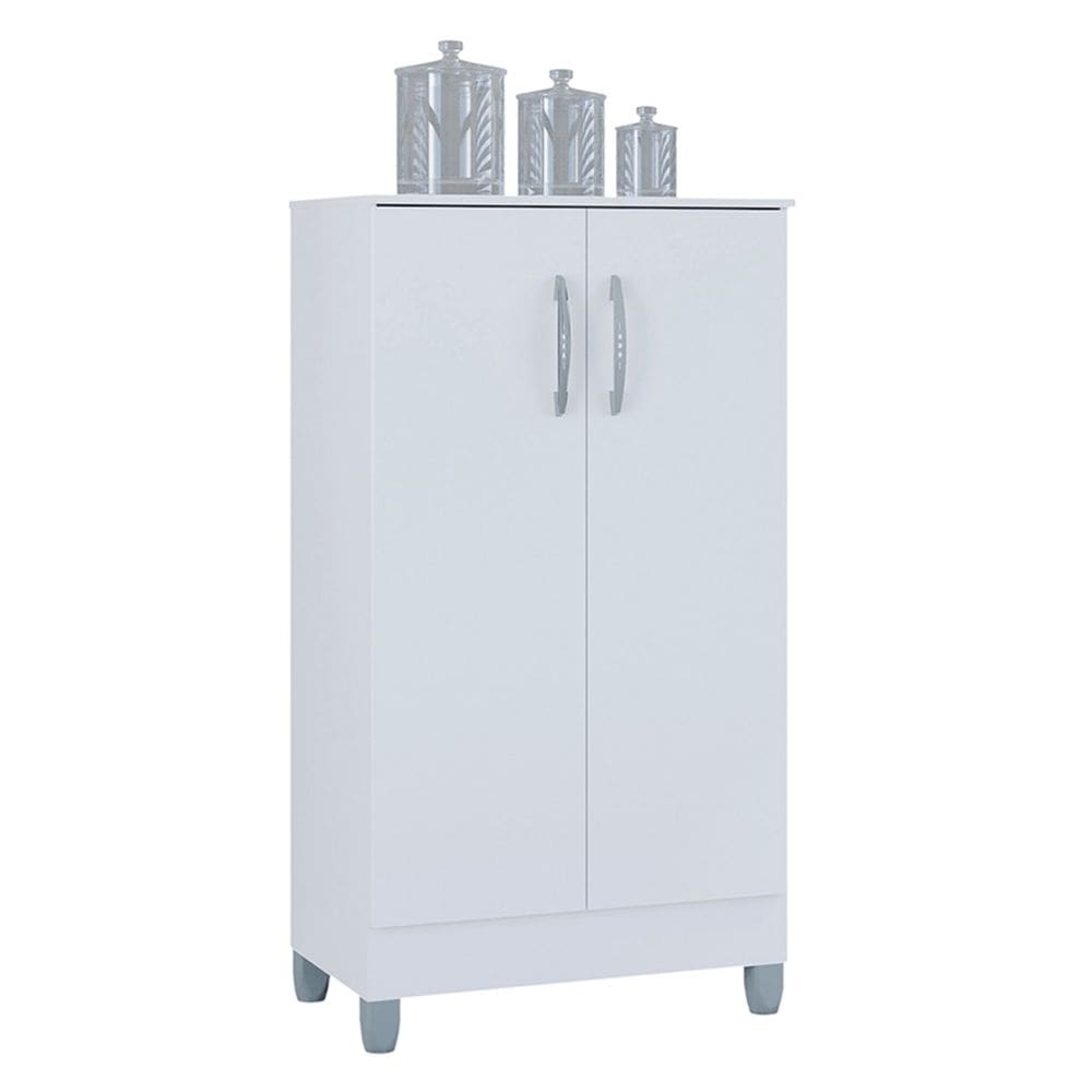 Armário Multiuso 60cm 2 Portas Tami P11 Branco - Mpozenato